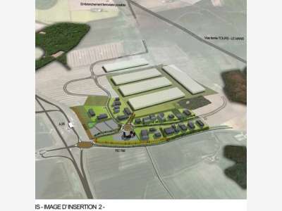 À vendre 32 ha de terrains industriels à Neuillé