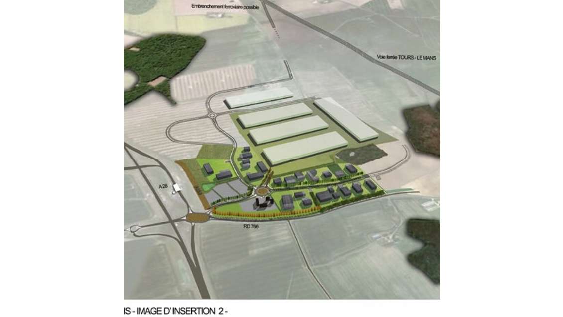 À vendre 32 ha de terrains industriels à Neuillé