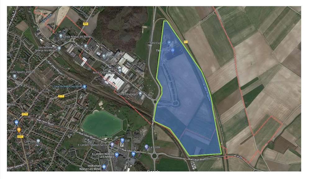 AV Terrains industriels 23 000m² à Noeux-les-Mines