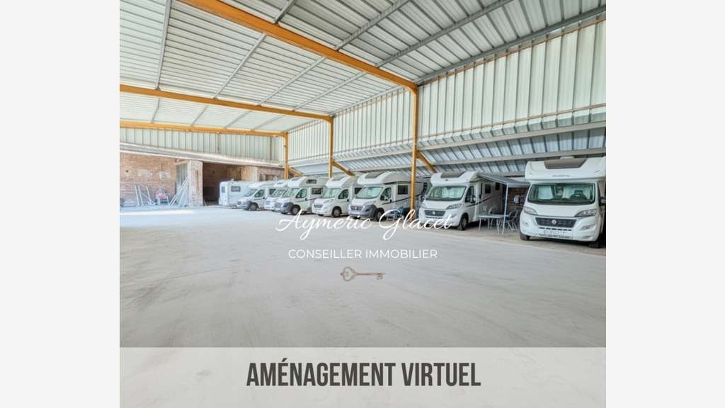 Hangar couvert + préau - stockage / hivernage / 