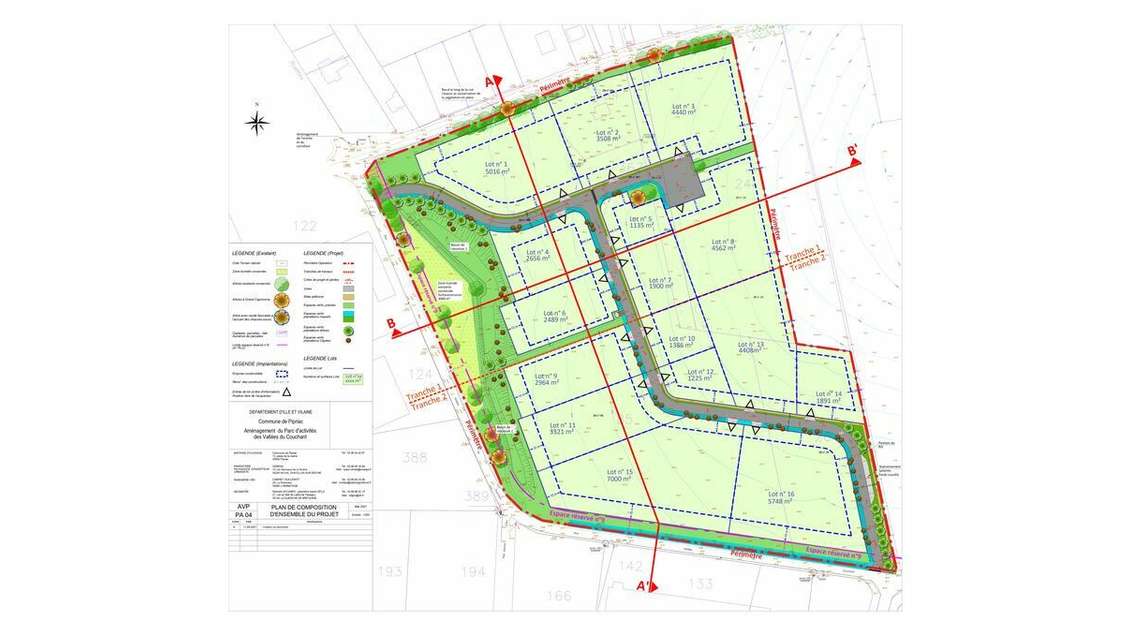Vente terrain industriel 2500m² Pipriac bon empl