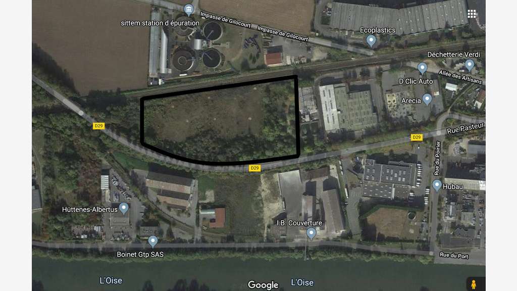 Terrains industriels de 17 000 m² à vendre proche 