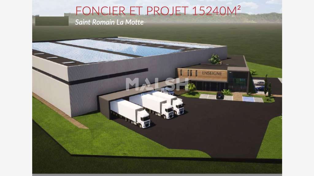 Foncier de 15 240m² ZA du Temple à Saint-Romain
