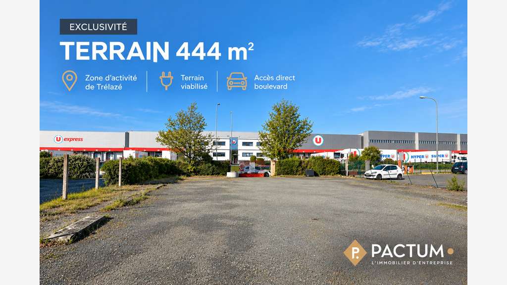 Exclusivité Terrain à bâtir 444m² accès direct