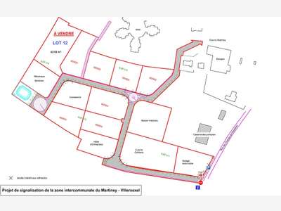 Vente Terrains industriels 4019m² proche Belfort