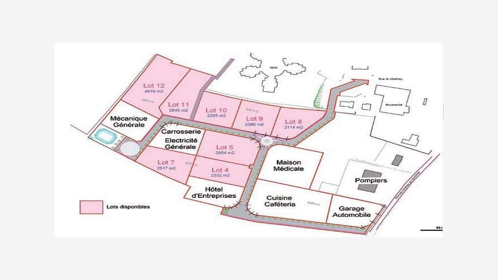 AV Terrains indus constructibles 4.5ha Villersexel