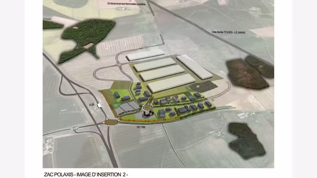 AV 32 ha de terrains industriels à Neuillé A28