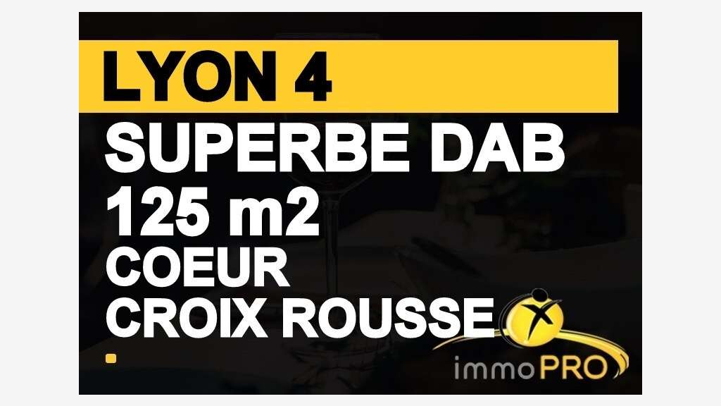 Vente très beau local de 78m² Lyon la Croix Rousse