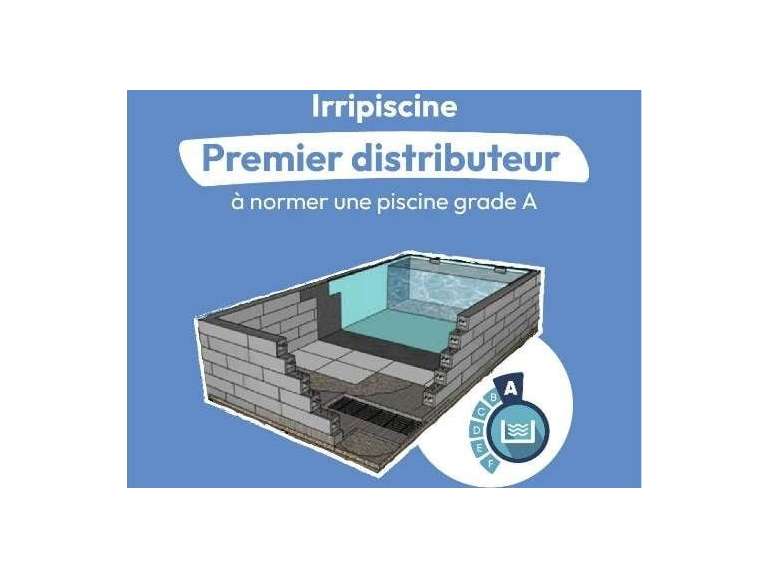 Irripiscine by Irrijardin innove en proposant la première piscine classe A