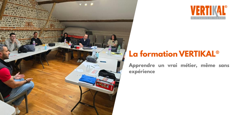 VERTIKAL® - La formation VERTIKAL® : apprendre un vrai métier, même sans expérience