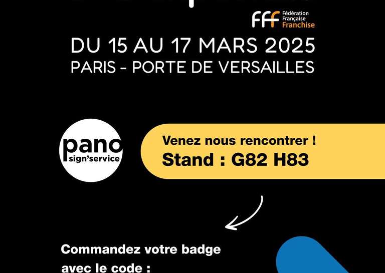 PANO - Le réseau PANO vous donne rendez-vous au salon Franchise Expo Paris 2025 !
