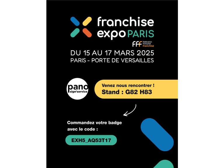 Le réseau PANO vous donne rendez-vous au salon Franchise Expo Paris 2025 !