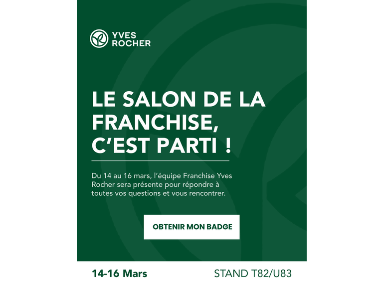 Le salon de la franchise : venez nous rencontrer !
