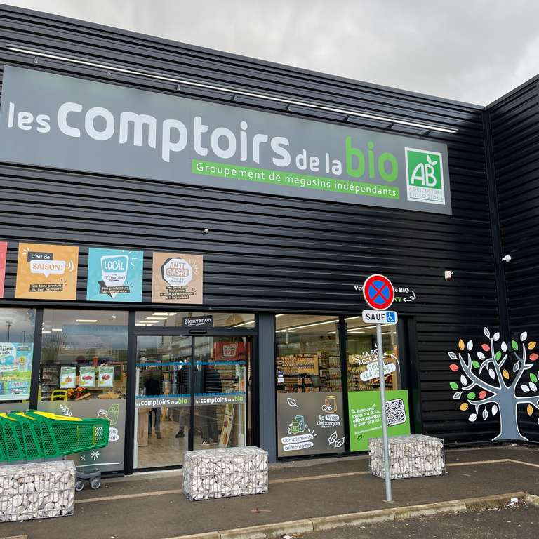 Le concept de la franchise LES COMPTOIRS DE LA BIO