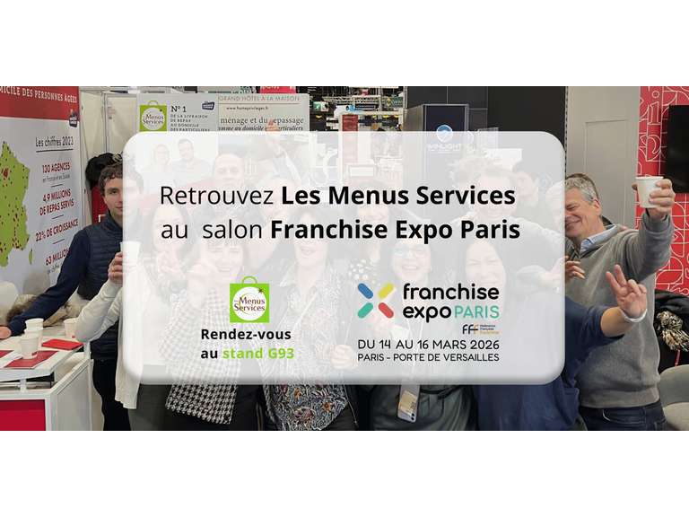 Les Menus Services vous donne rendez-vous au salon Franchise Expo Paris
