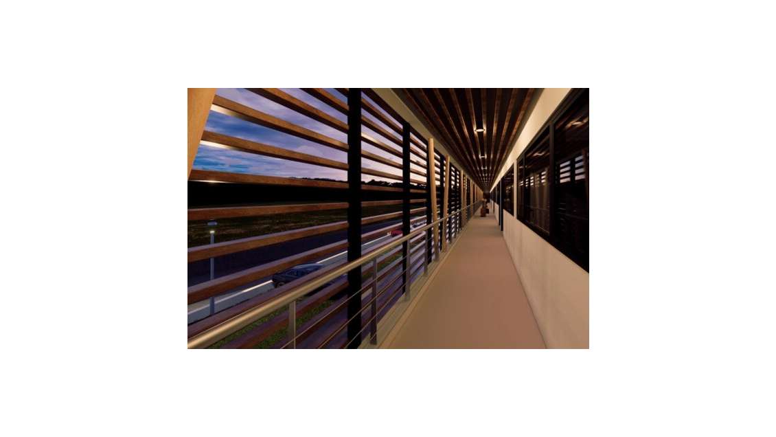 A louer bureaux neufs 75m² en R+1 en Guadeloupe