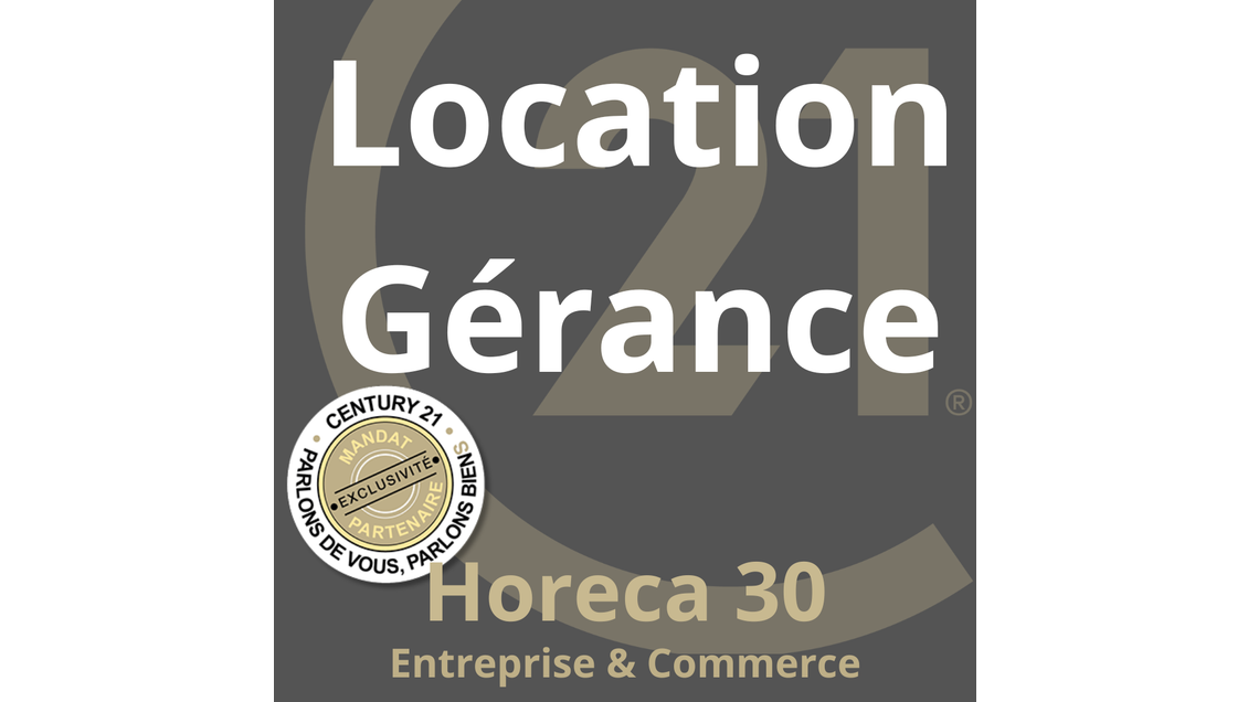 Location gérance brasserie et pizzéria à Bollène