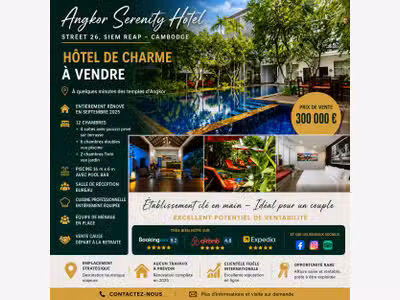 Boutique hôtel de charme Siem Reap Cambodge