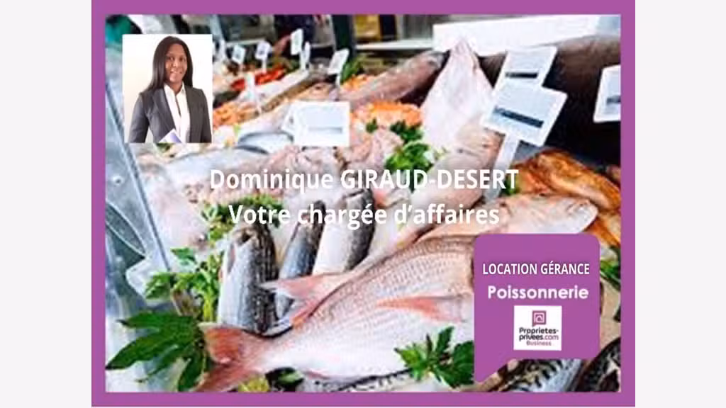 Location gérance poissonnerie à Paris 75016