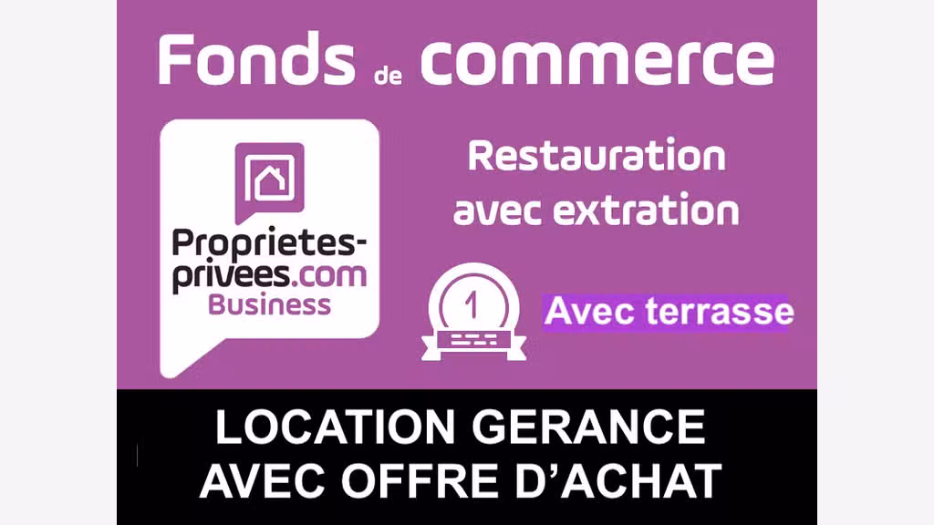 Location gérance restaurant Paris 75019 Botzaris