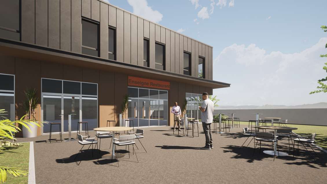 A louer local commercial de 164m² à Vedène