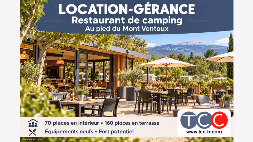 Location gérance de 9 mois restaurant de camping