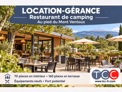 Location gérance de 9 mois restaurant de camping