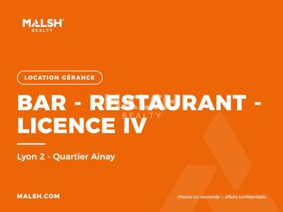 Location gérance restaurant de 64m² à Lyon 69002
