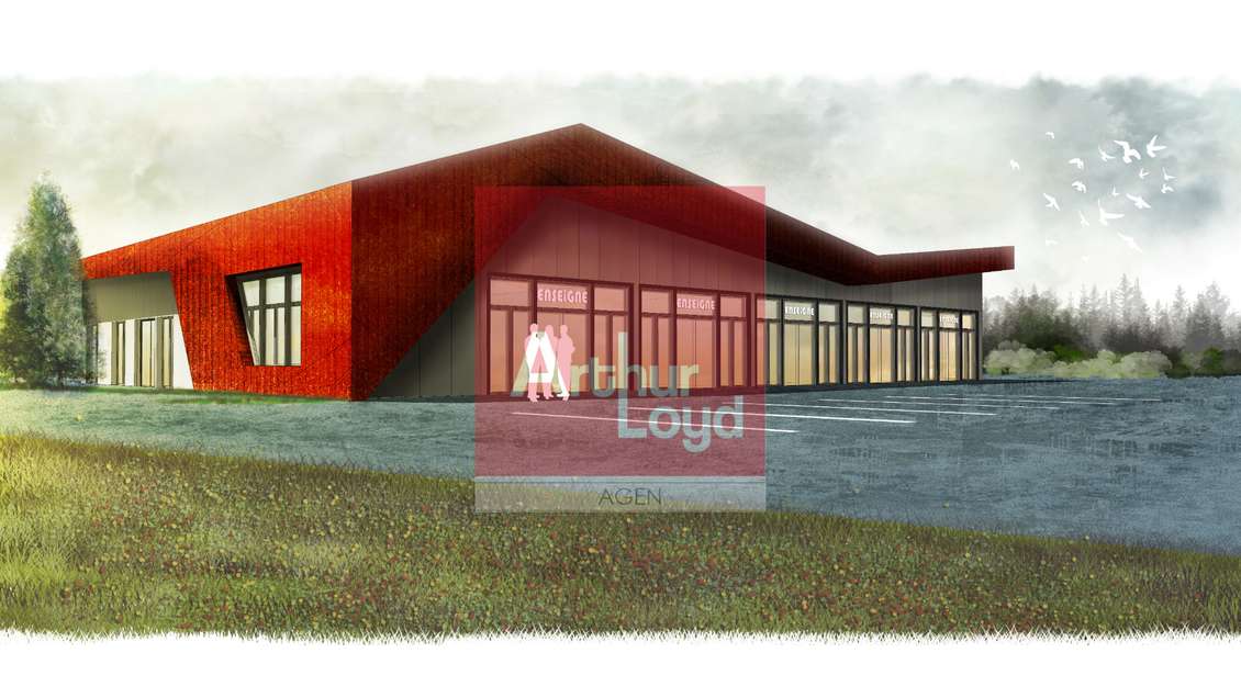 Loue local commercial 70m² à Estillac axe passant