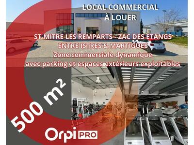 Location Locaux commerciaux - Boutiques à Saint-Mitre-les-Remparts
