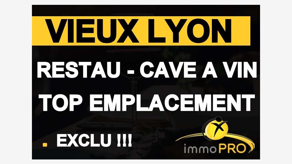 Établissement 60m² à vendre au coeur du vieux Lyon