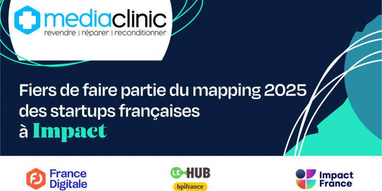 MEDIACLINIC - Mediaclinic dans le mapping des startups à impact 2025 !