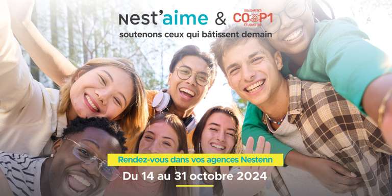 NESTENN - NEST'AIME : NESTENN RENOUVELLE SON ENGAGEMENT CONTRE LA PRÉCARITÉ ÉTUDIANTE EN PARTENARIAT AVEC COP1