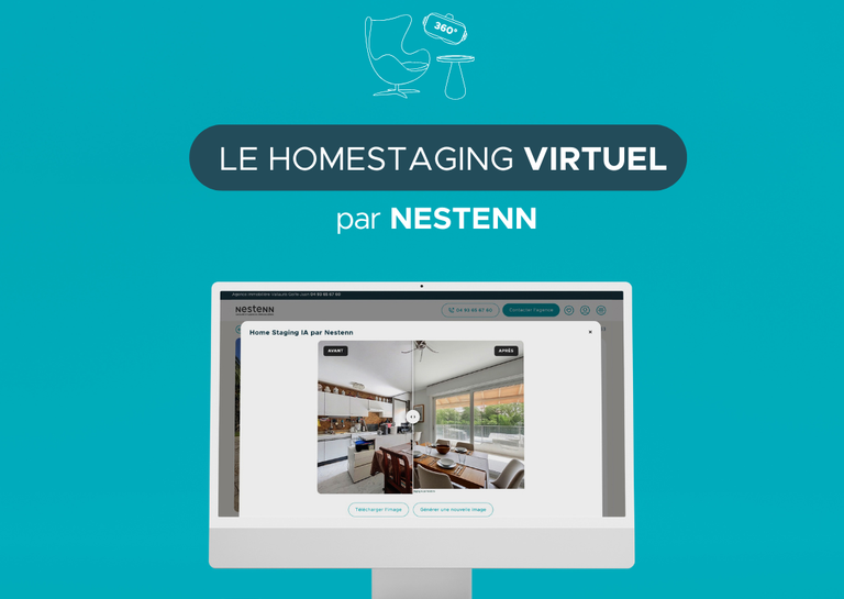 NESTENN - Nestenn devient le premier groupe immobilier en France à proposer le home staging virtuel en accès libre sur son site