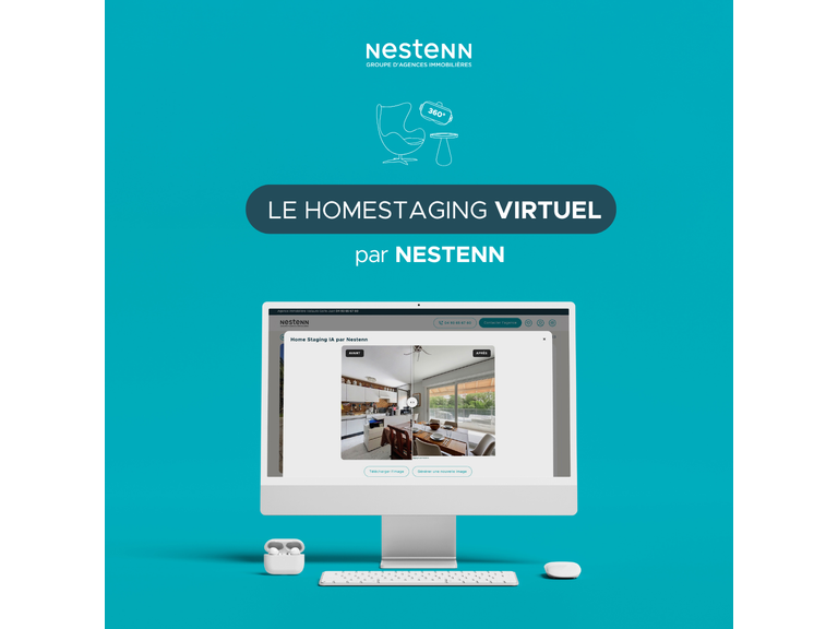 Nestenn devient le premier groupe immobilier en France à proposer le home staging virtuel en accès libre sur son site