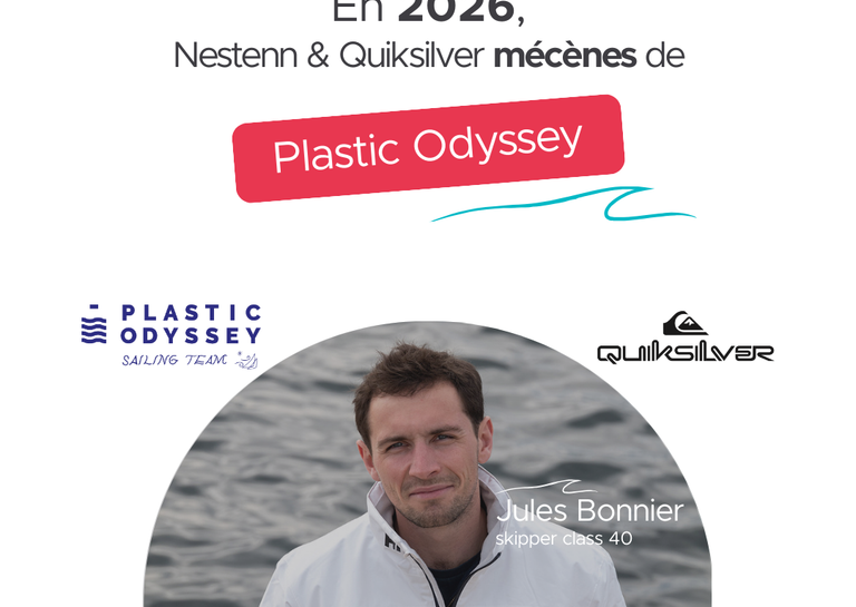 NESTENN - Nestenn s’engage comme mécène aux côtés de Jules Bonnier au profit de Plastic Odyssey