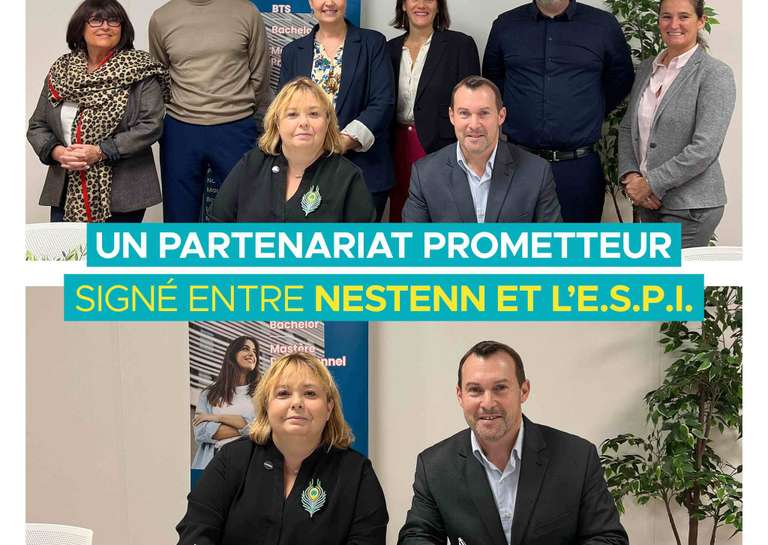 NESTENN - NESTENN x E.S.P.I : UN PARTENARIAT PROMETTEUR SIGNÉ POUR L'AVENIR DES JEUNES ET DE L'IMMOBILIER