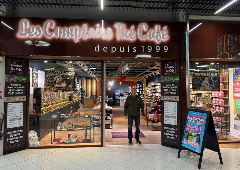 LES COMPTOIRS THÉ CAFÉ - Ouverture de notre nouvelle boutique Les Comptoirs Thé Café à Chalezeule, aux portes de Besançon !