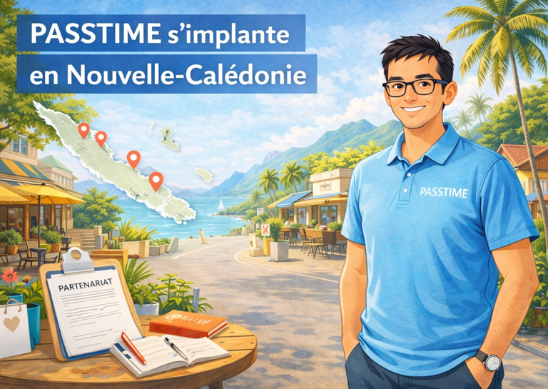 PASSTIME - PASSTIME confie la Nouvelle-Calédonie à Etienne BIGARD et renforce son maillage ultramarin