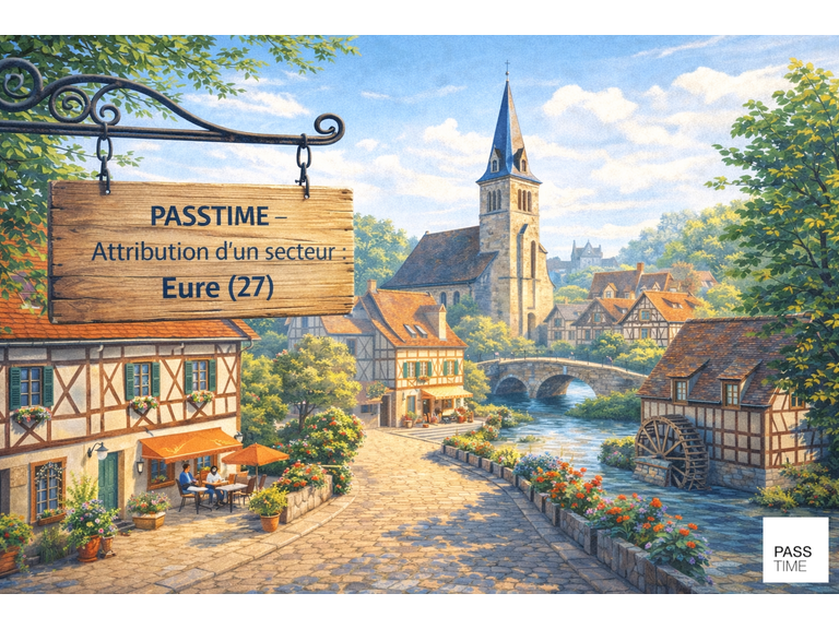 đ§© PASSTIME confie le secteur de lâEure (27) Ă un nouveau couple de franchisĂ©s