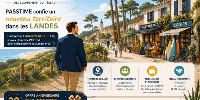 PASSTIME - PASSTIME confie l’édition des Landes à Aurélien NOEGELEN