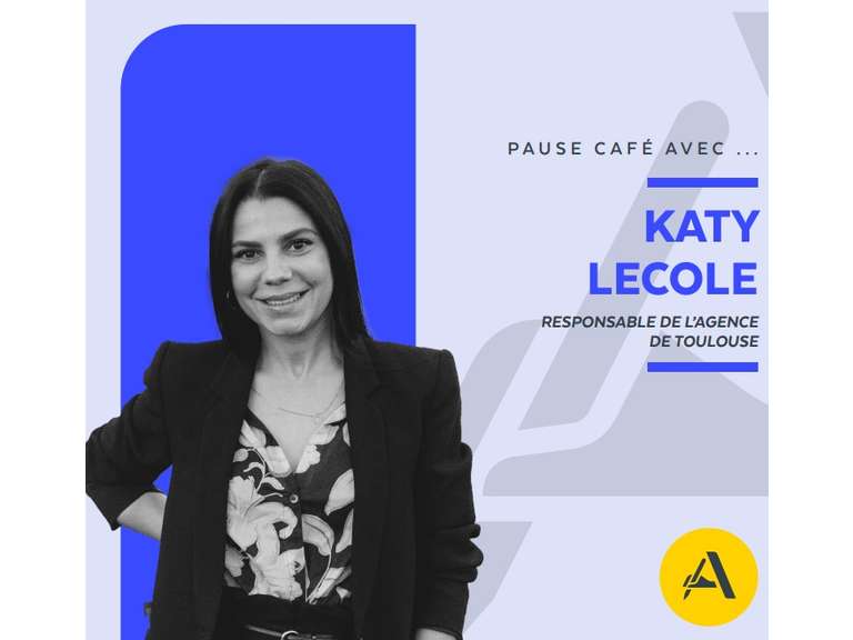 Pause café avec katy Lecole directrice de l'agence de Toulouse