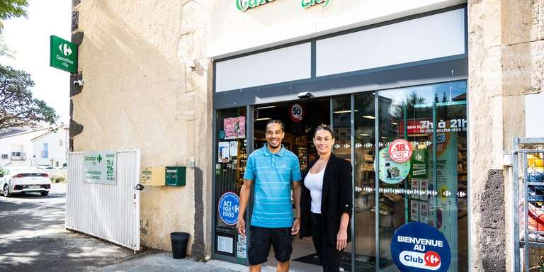 CARREFOUR PROXIMITÉ - Portiragnes : Mélanie et Thomas concrétisent leur projet de vie grâce à la location-gérance chez Carrefour