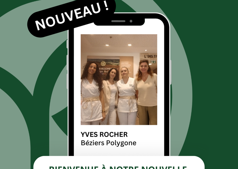 YVES ROCHER - Portrait de Virginie Maurouard – Nouvelle  Gérante du magasin Yves Rocher de Béziers Polygone