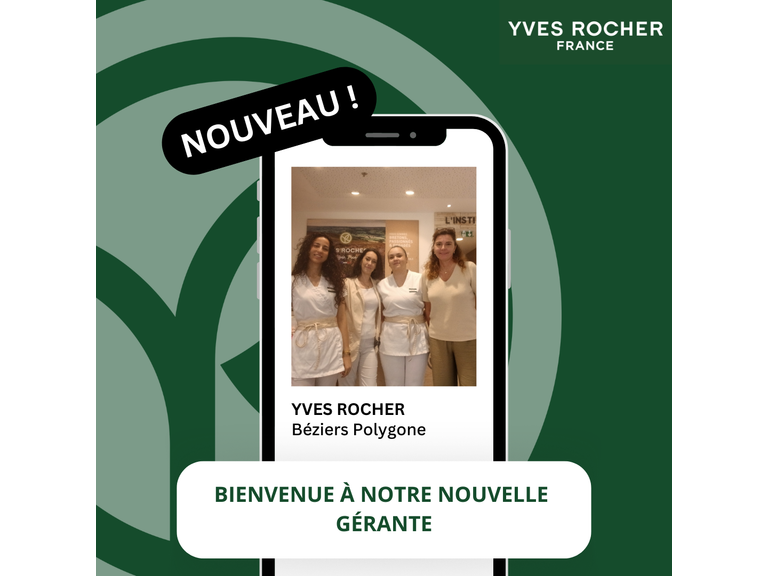 Portrait de Virginie Maurouard – Nouvelle  Gérante du magasin Yves Rocher de Béziers Polygone