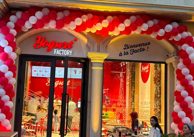 YOGURT FACTORY - Première ouverture à Tashkent - Ouzbékistan