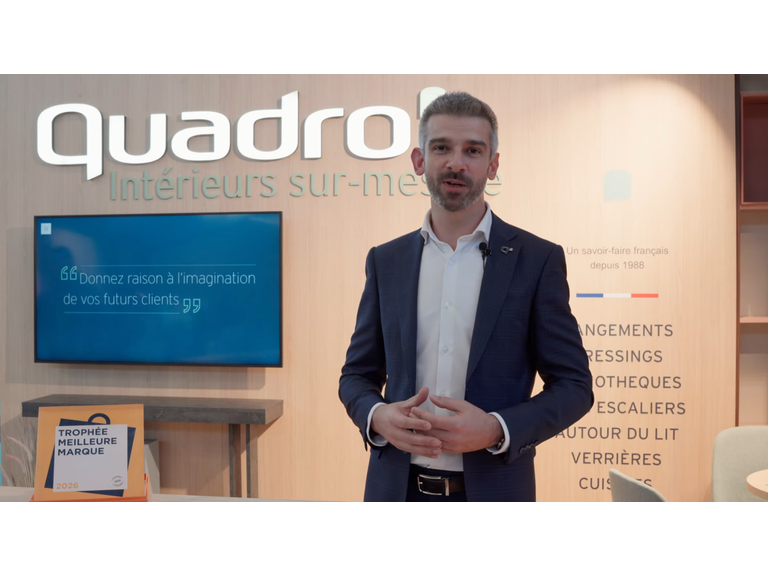 Quadro se dévoile en vidéo : 1 min 25 pour rencontrer l'enseigne avant de pousser la porte