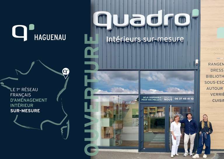 QUADRO - Quadro s'implante à Haguenau