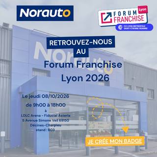 Rencontrez Norauto au salon Forum Franchise de Lyon !
