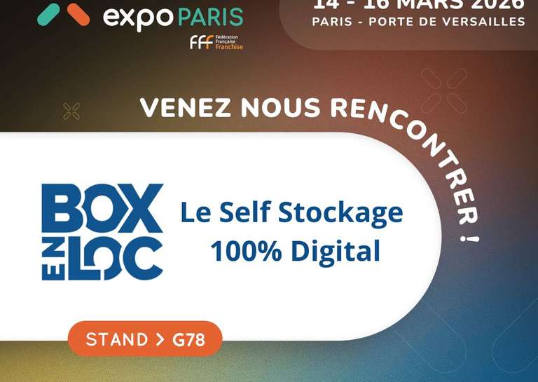 BOX EN LOC FRANCHISE - Rendez-vous à Franchise Expo Paris 2026